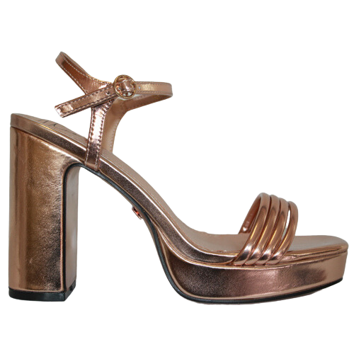 Una Healy Platform Sandals Till You Can t Rose Gold Greenes