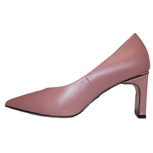 Una Healy Block Heeled Shoes - Your Song - Blush