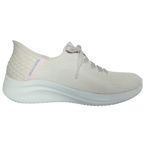 Skechers beige outlet trainers