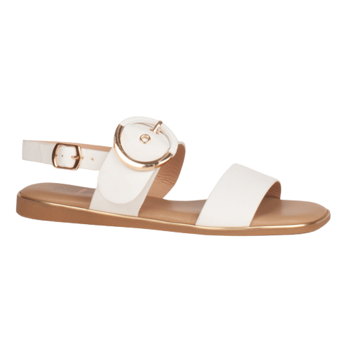Una Healy Flat Sandals - One In A Million - White