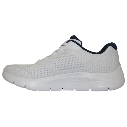 Mens white skechers sales trainers