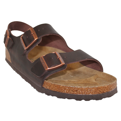 Birkenstock Milano Oiled Leather Habana Brown