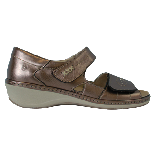 Ladies bronze sale sandals