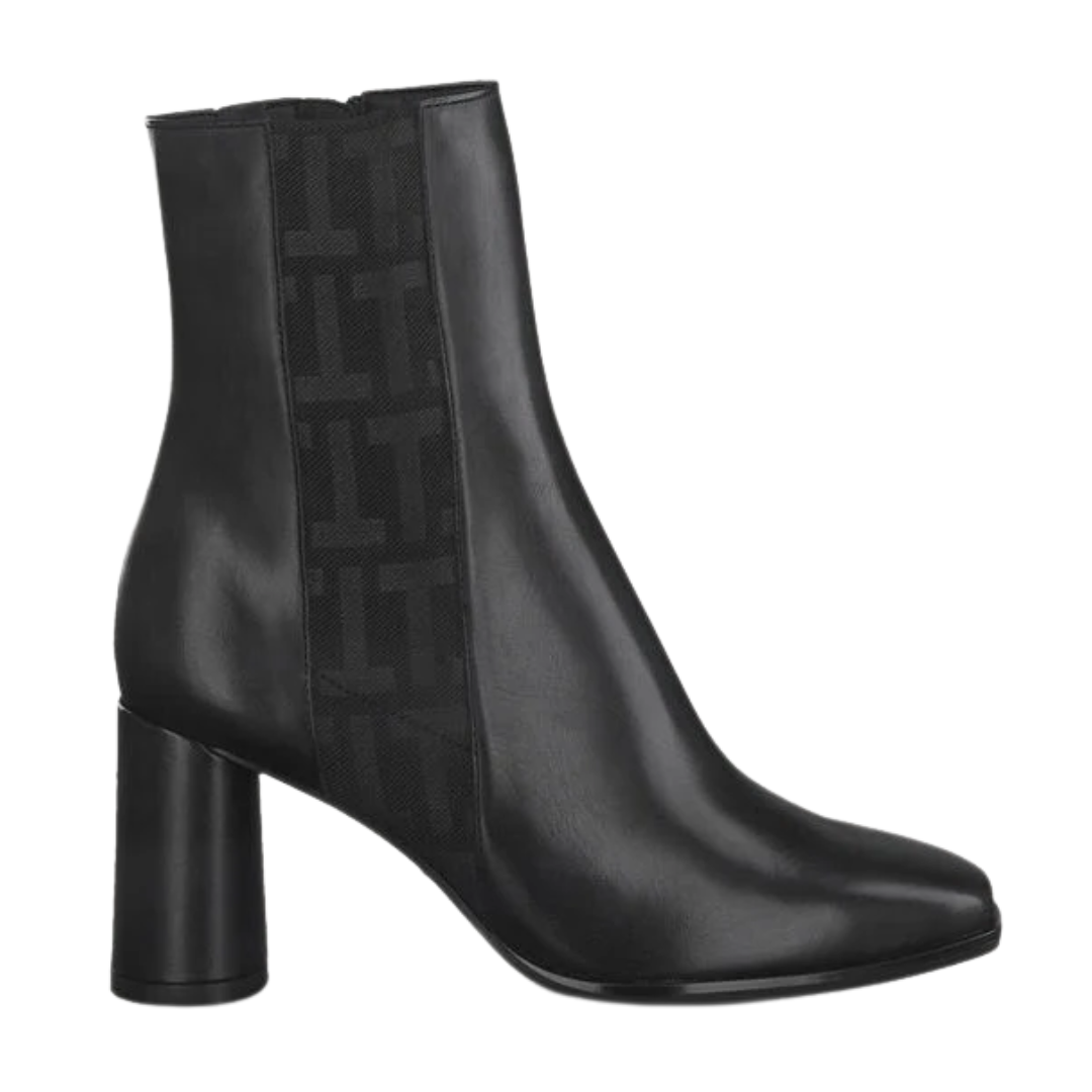 Tamaris Block Heeled Ankle Boots - 25361-29 - Black