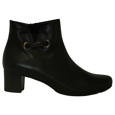 Gabor Block Heeled Ankle Boots - 92.827 - Black