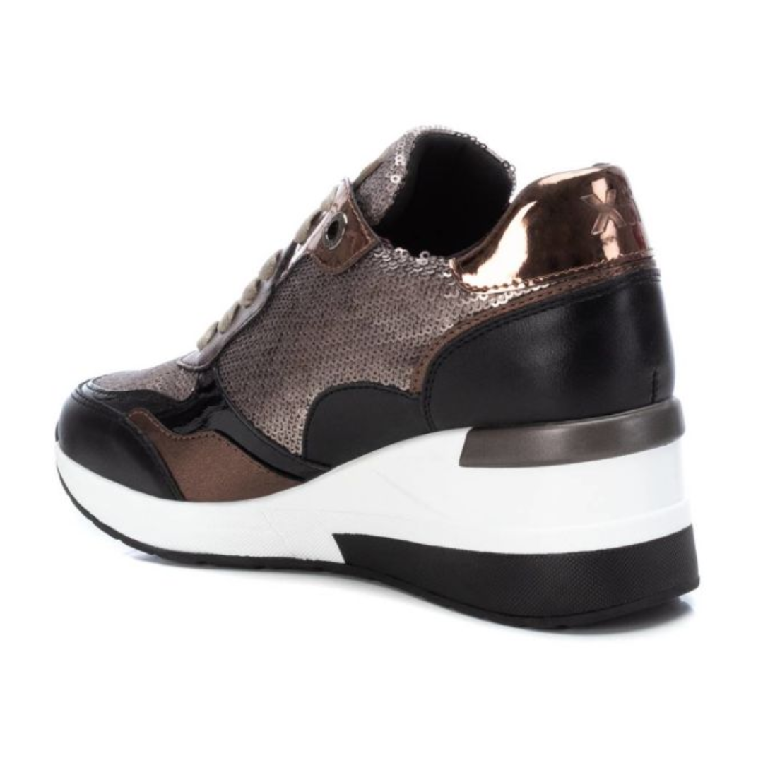 XTI Wedge Trainers - 140334 - Taupe