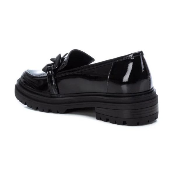 XTI Chunky Loafers- 140379 - Black - Greenes Shoes
