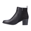 Rieker Block Heeled Ankle Boots - Y2051-00 - Black