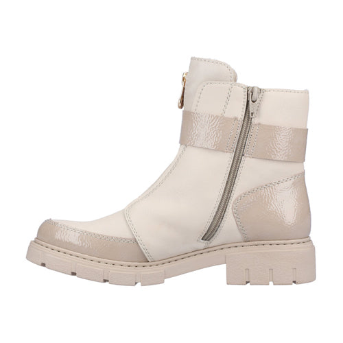 Rieker Ankle Boots - Z3575 - Ivory/Cream