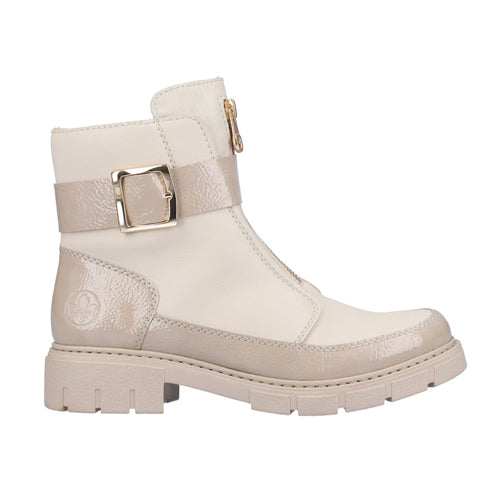Rieker Ankle Boots - Z3575 - Ivory/Cream