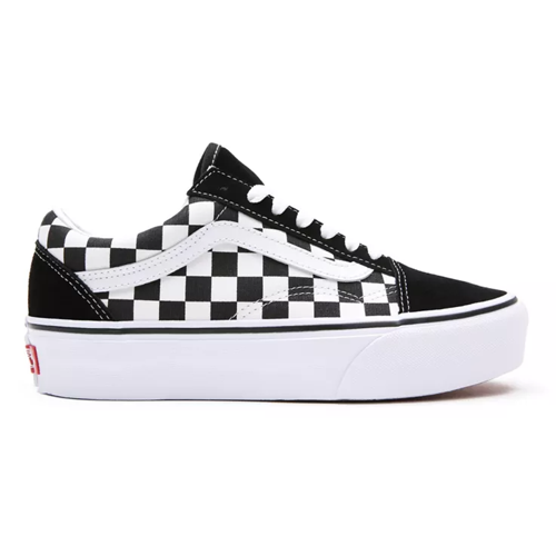 Old skool sales platform checkered vans