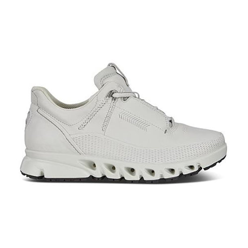 majs Syd apparat Ecco Ladies Omni-Vent Gore-Tex Trainers - 880123 - White - Greenes Shoes