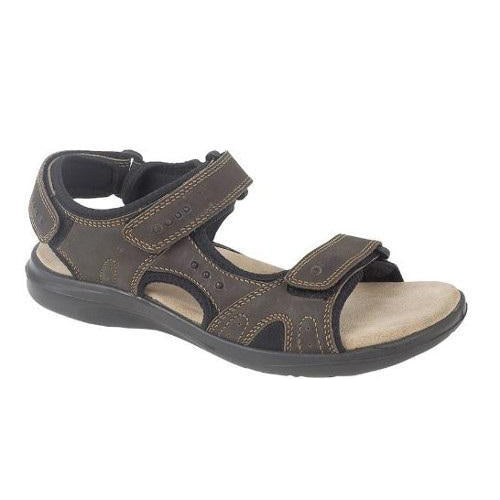 Roamers  Velcro Sports Sandals - M990B - Brown