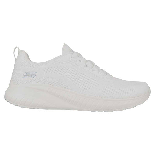 Skechers Ladies Bobs  Sports Squad Chaos Trainers - 117209  Squad Chaos - White