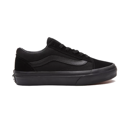 Vans Kids Trainers Old Skool Black Black Greenes Shoes